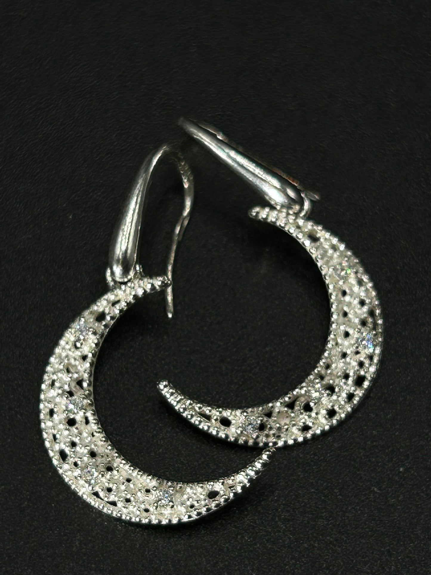 Orecchini Luna Bianca