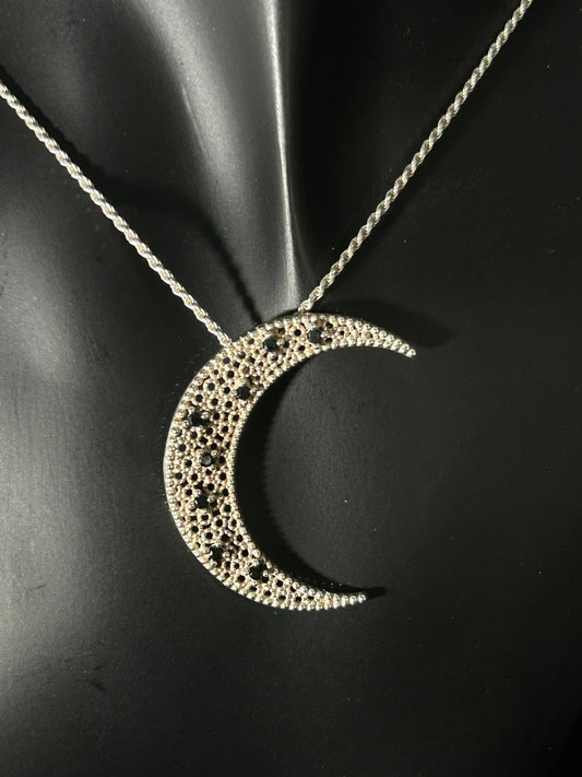 Black Moon Necklace