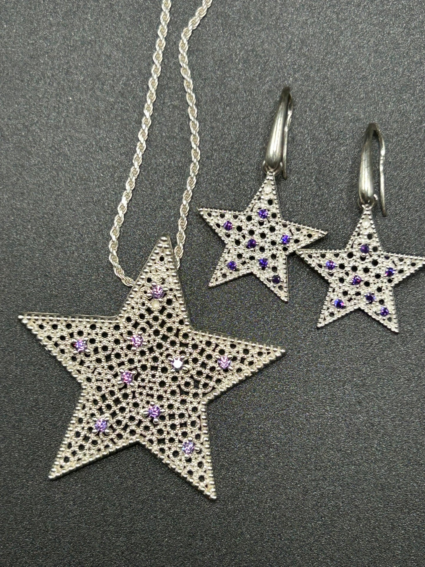 Collana Stella Viola