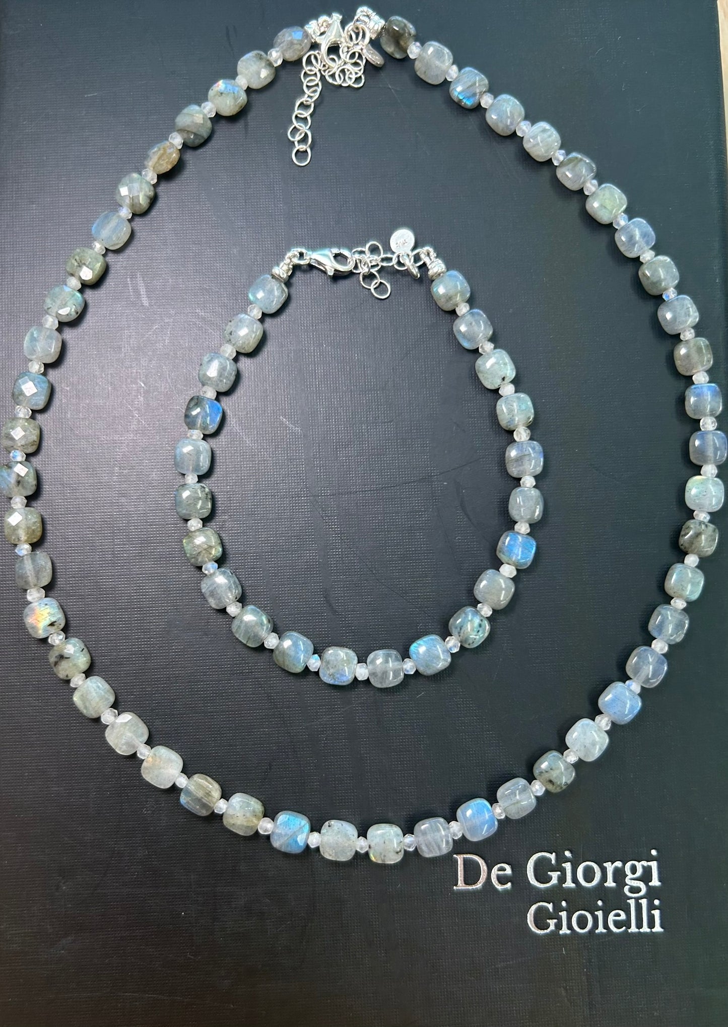 Bracciale Labradorite Quadrata